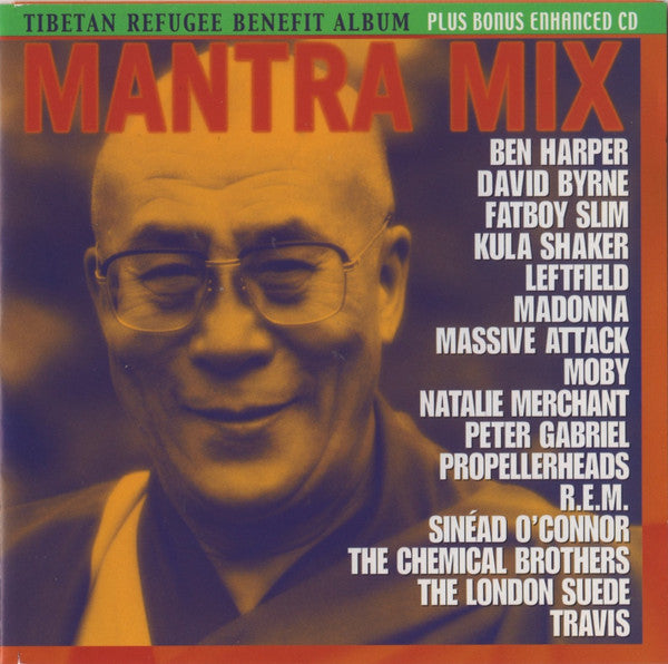 Mantra Mix (Tibetan Refugee Benefit Album) by Various - CD Album Cover