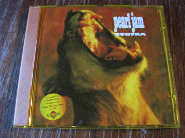 Contra by Pearl Jam - CD Album Cover