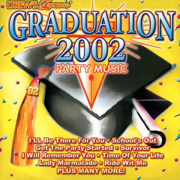 Graduation 2002 Party Music by The Hit Crew - CD Album Cover