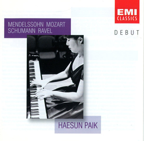 Mendelssohn; Mozart; Schumann; Ravel by Haesun Paik - CD Album Cover