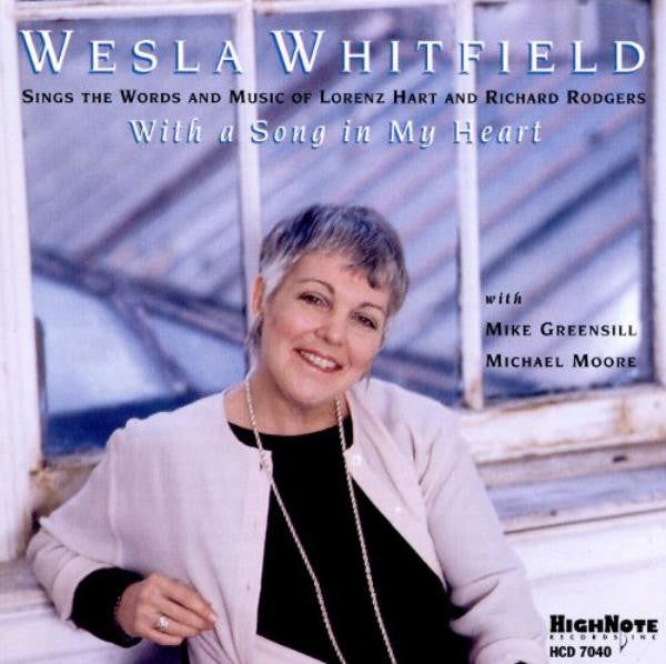 With A Song In My Heart by Wesla Whitfield - CD Album Cover