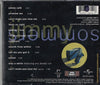 James Café by Jimmy Sommers - CD Back Cover