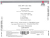 Carmina Burana by Carl Orff - CD Back Cover
