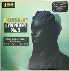 Fifth Symphony - Symphony No. 5 In C Minor, Op. 67 by Ludwig Van Beethoven, Orchestre De La Société Des Concerts Du Conservatoire, Carl Schuricht (Vinyl)