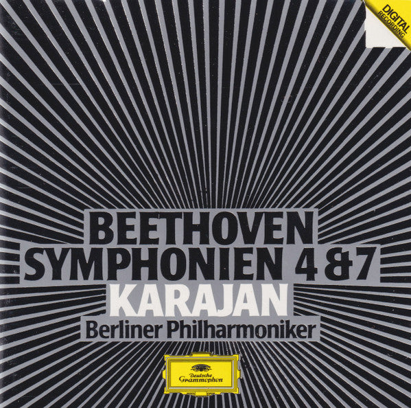 Symphonien 4 & 7 by Ludwig van Beethoven, Herbert von Karajan, Berliner Philharmoniker (CD)