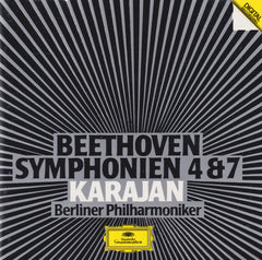Symphonien 4 & 7 by Ludwig van Beethoven, Herbert von Karajan, Berliner Philharmoniker (CD)