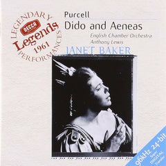 Dido And Aeneas by Henry Purcell, English Chamber Orchestra, Anthony Lewis (2), Janet Baker (CD)