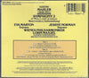 Symphony 2 'Resurrection' · 'Auferstehung' by Gustav Mahler, Éva Marton, Jessye Norman, Konzertvereinigung Wiener Staatsopernchor, Wiener Philharmoniker, Lorin Maazel - CD Back Cover