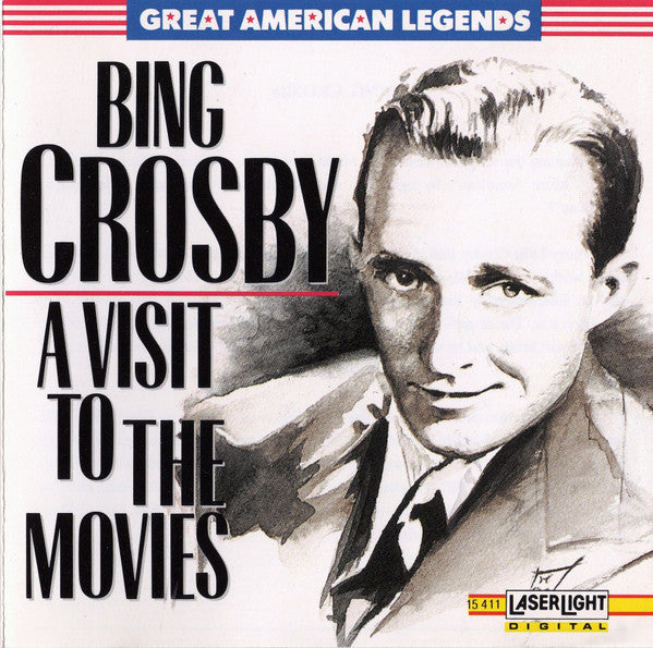 A Visit To The Movies by Bing Crosby - CD Album Cover