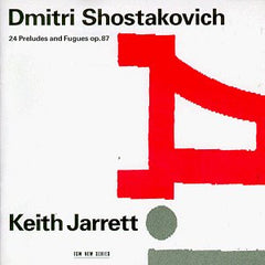 24 Preludes And Fugues Op. 87 by Dmitri Shostakovich, Keith Jarrett (CD)