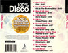 100% Disco by Various - CD Back Cover
