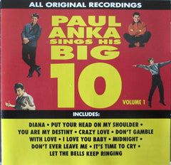 Paul Anka Sings His Big 10 - Volume 1 by Paul Anka (CD)