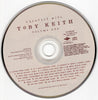 Greatest Hits Volume One by Toby Keith - Additional CD Image