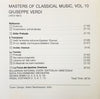 Masters Of Classical Music Vol. 6-10 by Various (CD)