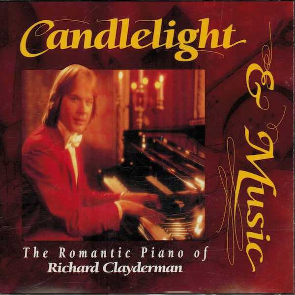 Candlelight & Music - The Romantic Piano Of Richard Clayderman by Richard Clayderman - CD Album Cover