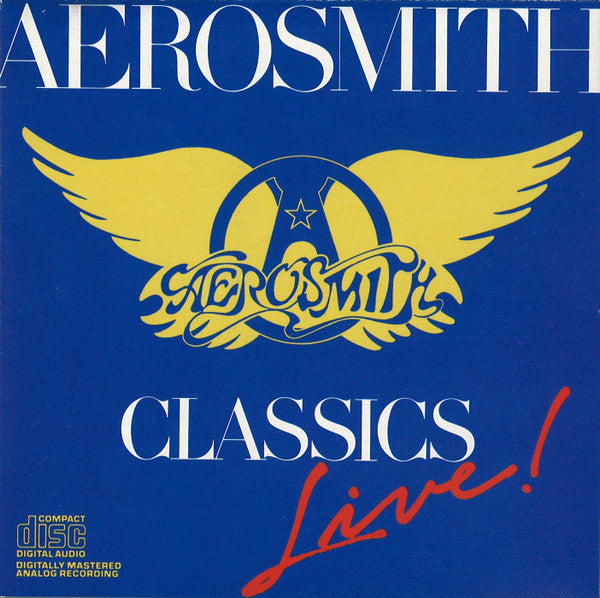 Classics Live! by Aerosmith - CD Album Cover