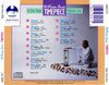 Timepiece: A Ten Year Perspective by William Aura - CD Back Cover