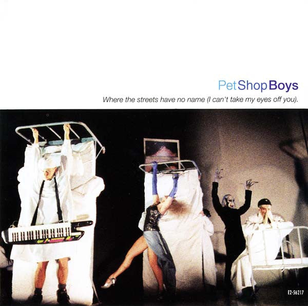 Where The Streets Have No Name (I Can't Take My Eyes Off You) by Pet Shop Boys - CD Album Cover