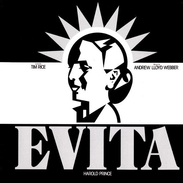 Evita: Premiere American Recording by Tim Rice, Andrew Lloyd Webber - CD Album Cover