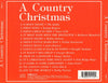 A Country Christmas by Various - CD Back Cover