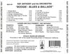 Boogie - Blues & Ballads by Ray Anthony & His Orchestra - CD Back Cover