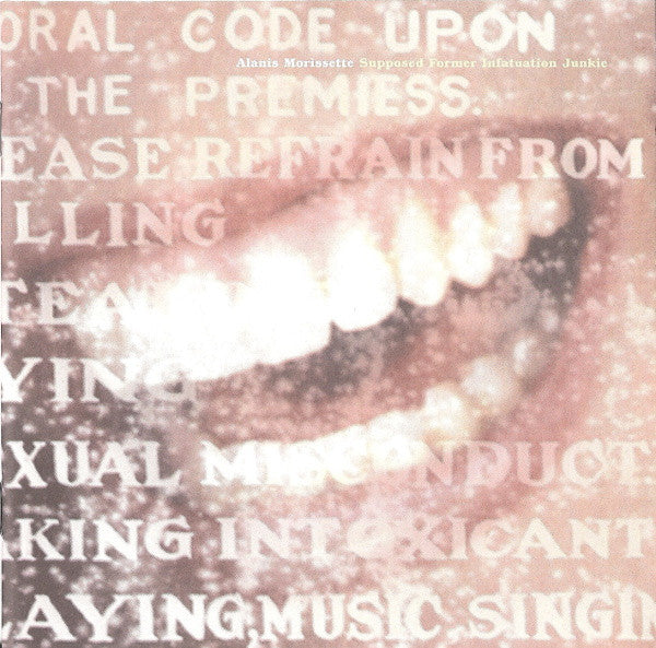 Supposed Former Infatuation Junkie by Alanis Morissette - CD Album Cover