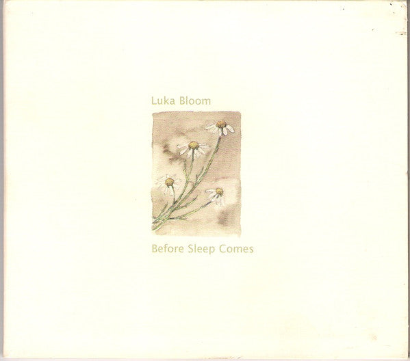 Before Sleep Comes by Luka Bloom - CD Album Cover