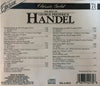 The Best Of George Frederick Handel by Georg Friedrich Händel - CD Back Cover