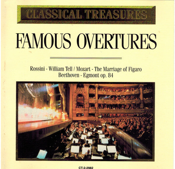 Famous Overtures by Various - CD Album Cover