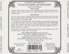 Vivaldi's Ring Of Mystery by Antonio Vivaldi, Studio Arts Orchestra - CD Back Cover