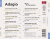 Adagio (Music For Relaxation) by Various - CD Back Cover