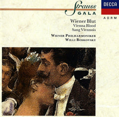 Strauss Gala IV (Wiener Blut = Vienna Blood = Sang Viennois) by Wiener Philharmoniker, Willi Boskovsky (CD)