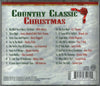 Country Classic Christmas by Various - CD Back Cover
