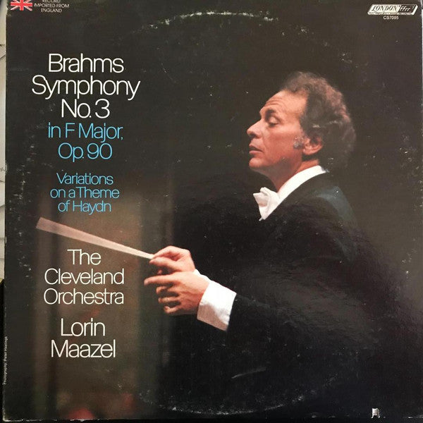 Symphony No. 3 In F Major, Op.90 / Variations On A Theme Of Haydn by Johannes Brahms, The Cleveland Orchestra, Lorin Maazel - Front Cover