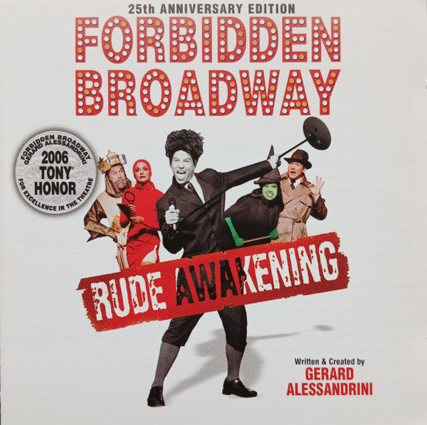 Forbidden Broadway Rude Awakening by Gerard Alessandrini - CD Album Cover