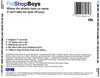 Where The Streets Have No Name (I Can't Take My Eyes Off You) by Pet Shop Boys - CD Back Cover