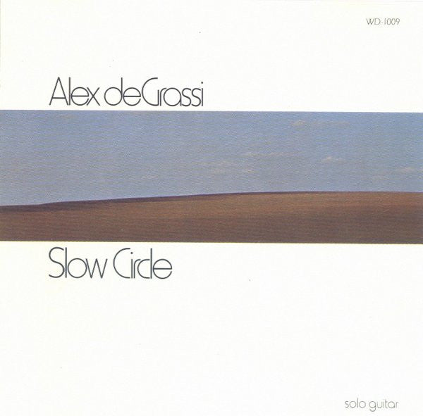 Slow Circle by Alex De Grassi - CD Album Cover