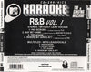 R&B Hits Vol. 1 by Unknown Artist - CD Back Cover