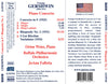 Concerto In F (Rhapsody No. 2 I Got Rhythm Variations) by George Gershwin, Orion Weiss, Buffalo Philharmonic Orchestra, JoAnn Falletta - CD Back Cover
