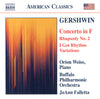 Concerto In F (Rhapsody No. 2 I Got Rhythm Variations) by George Gershwin, Orion Weiss, Buffalo Philharmonic Orchestra, JoAnn Falletta - CD Album Cover
