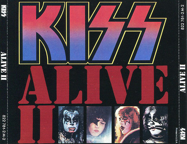 Alive II by Kiss - CD Album Cover