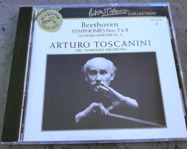 Symphonies Nos. 5 & 8 • Leonore Overture No. 3 by Ludwig van Beethoven, Arturo Toscanini, NBC Symphony Orchestra (CD)