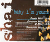 Baby I'm Yours by Shai (3) - CD Back Cover