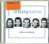 Where We Belong by Boyzone - CD Back Cover