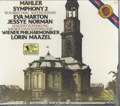 Symphony 2 'Resurrection' · 'Auferstehung' by Gustav Mahler, Éva Marton, Jessye Norman, Konzertvereinigung Wiener Staatsopernchor, Wiener Philharmoniker, Lorin Maazel (CD)