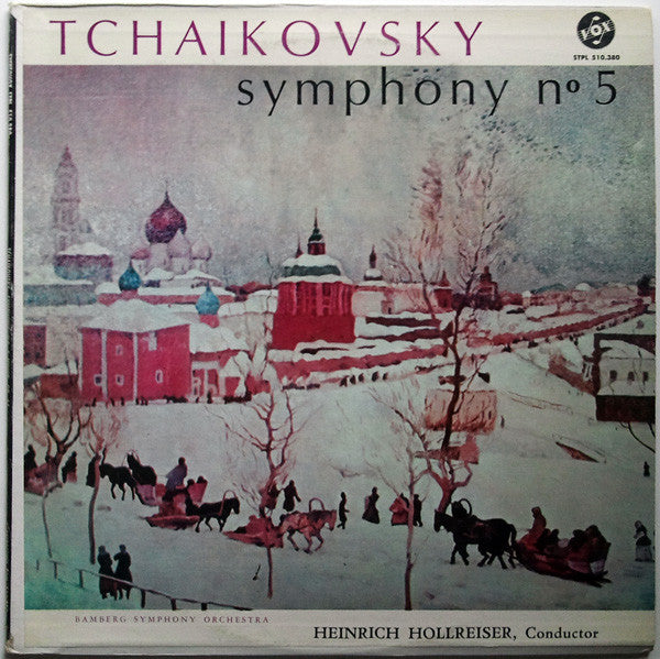 Tchaikovsky Symphony No. 5, in E Minor, Opus 64.. by Pyotr Ilyich Tchaikovsky, Bamberger Symphoniker, Heinrich Hollreiser - Vinyl Album Cover