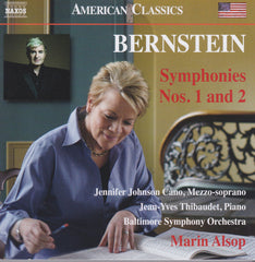 Symphonies Nos. 1 And 2 by Leonard Bernstein, Jennifer Johnson (4), Jean-Yves Thibaudet, Baltimore Symphony Orchestra, Marin Alsop (CD)
