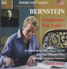 Symphonies Nos. 1 And 2 by Leonard Bernstein, Jennifer Johnson (4), Jean-Yves Thibaudet, Baltimore Symphony Orchestra, Marin Alsop - CD Album Cover