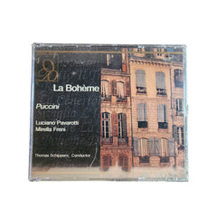 La Bohème by Giacomo Puccini, Luciano Pavarotti, Mirella Freni, Thomas Schippers (CD)