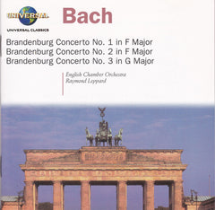 Bach's Brandenburg Concertos 1, 2, and 3 by English Chamber Orchestra, Johann Sebastian Bach (CD)